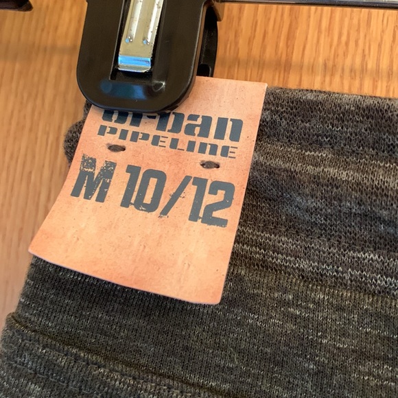 New with tags UP size 10 / 12 gray marled drawstring elastic waist jogger pants - Picture 2 of 7